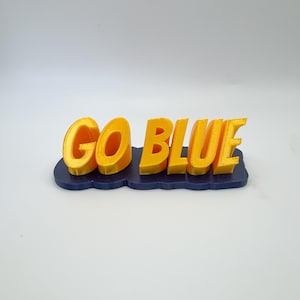 University of Michigan &quot;Go Blue&quot; Desk Display