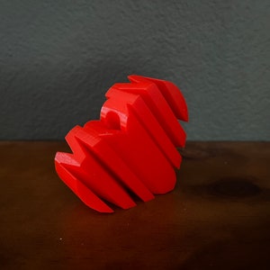Heart/Mom 3D Printed Sculpture