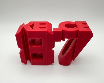 Cool Travis Kelce #87 3D Printed Gift