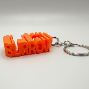 Cool and Unique Joe Burrow #9 Keychain (3D Printed)