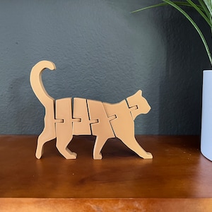 Flexi Cat Fidget Toy (3D Printed)