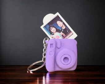 Mini Instax Camera Photo Keychain (personalized with your own photo)