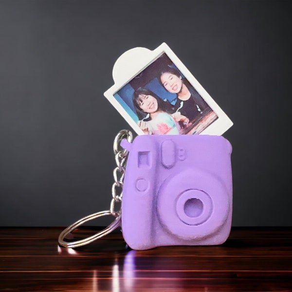 Mini Instax Camera Fotosleutelhanger (gepersonaliseerd met je eigen foto)