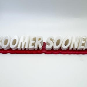 University of Oklahoma &quot;Boomer Sooner&quot; Desk Display