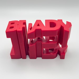 Cool Tom Brady #12 3D Printed Gift