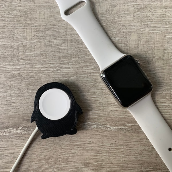 Cute Penguin Skin/Cover for Apple Watch Charger