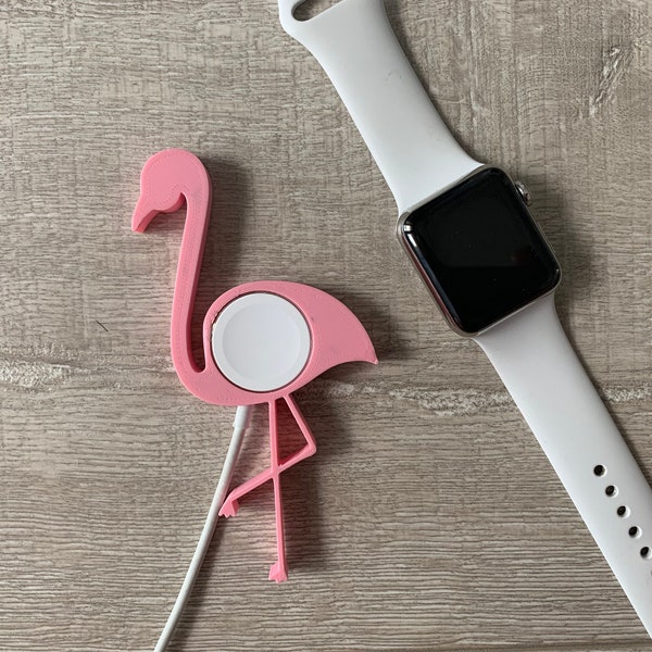 Cute Flamingo Skin/Cover for Apple Watch Charger