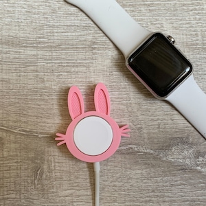 Cute Bunny Rabbit Skin/Cover for Apple Watch Charger