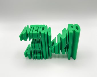 Cool Giannis Antetokounmpo #34 3D Printed Gift