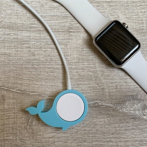 Jolie peau de baleine/étui pour chargeur Apple Watch