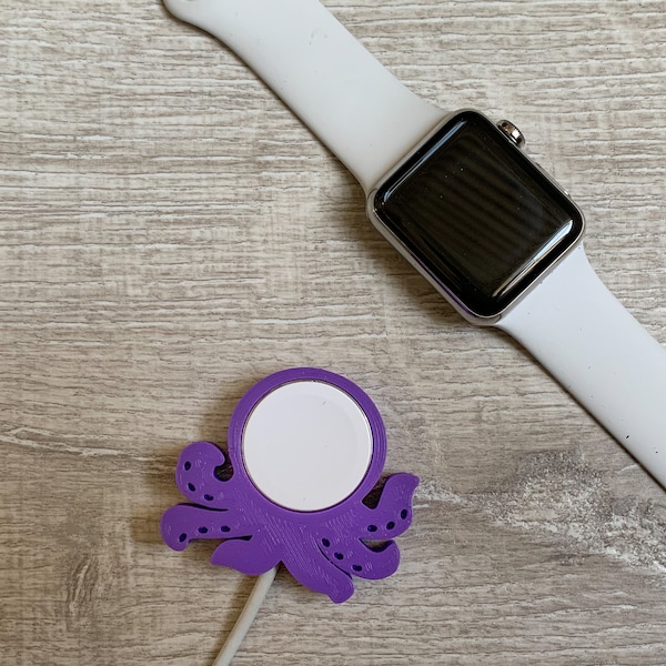 Cute Octopus Skin/Cover for Apple Watch Charger