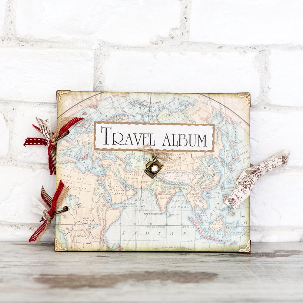 Reizen Scrapbook album geheugen reisboek reizen bruiloft Etsy