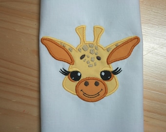 Baby Giraffe Face Applique