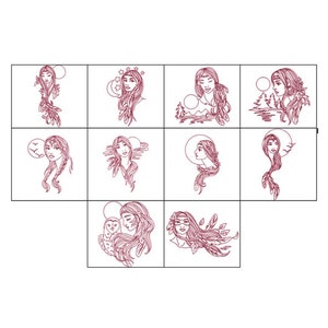 Redwork Native Spirit Collection