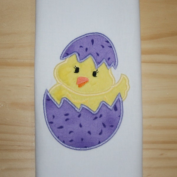 Easter Friends 02_ Applique Design, Chick, applique