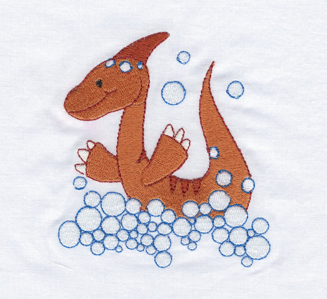 Baby Dino Bath Time Pattern, Baby Dinosaur Etsy