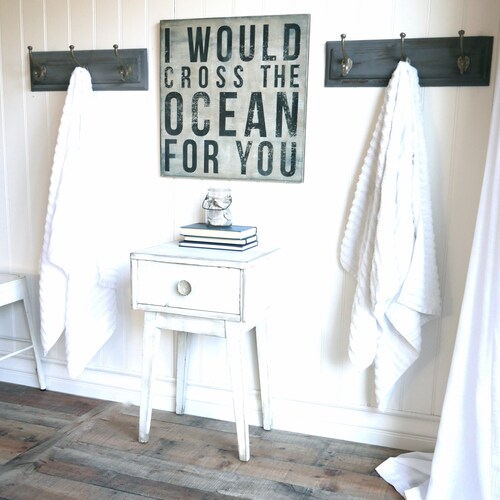 Signe de plage nautique, je traverserais l'océan pour vous