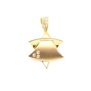 14k Solid Gold Tiny Star Of David Necklace, Magen David Diamond Pendant, Gold Jewish Necklace, Jewish Star Necklace, Jewish Charm
