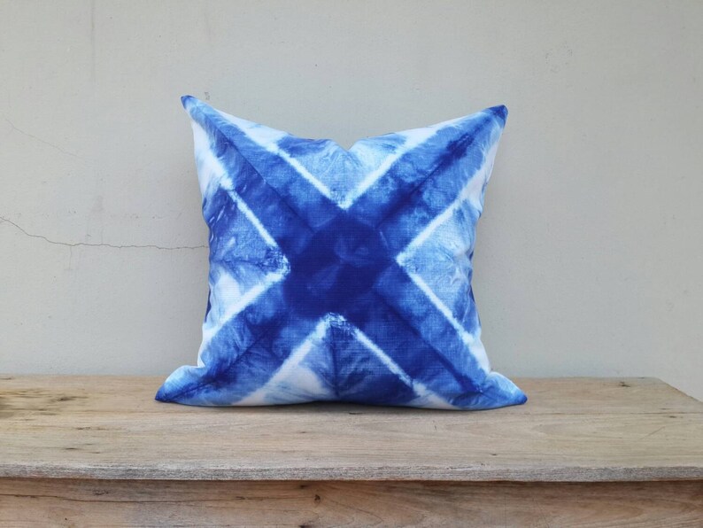 Indigo pillow cover pillow covertie dye pillow cover Etsy