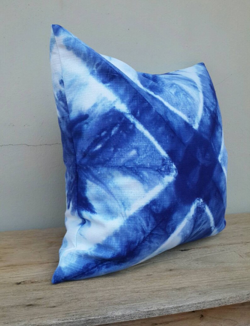 Indigo pillow cover pillow covertie dye pillow cover Etsy