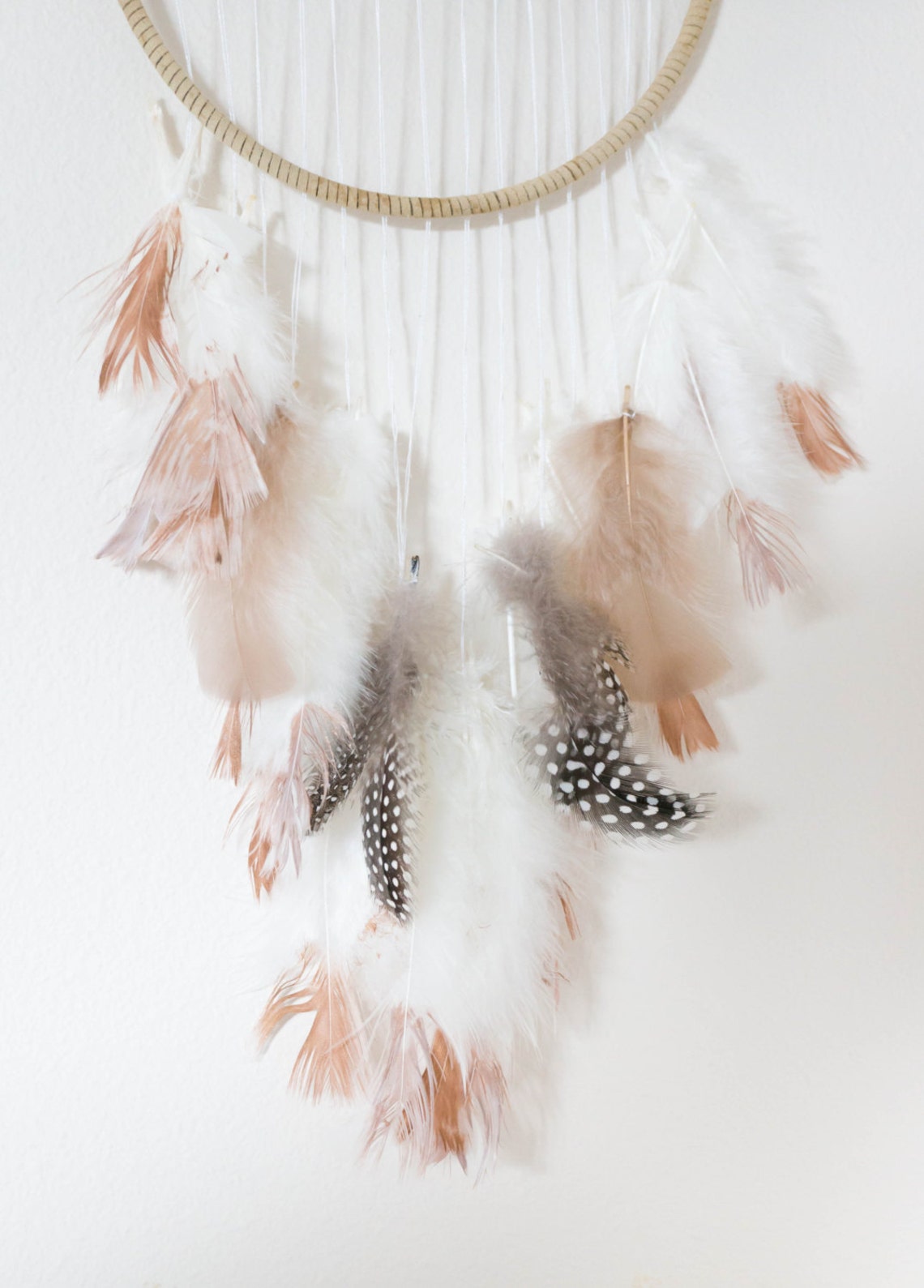 Copper Feather Dream Catcher// Wall Hanging // Dreamcatcher // Wall