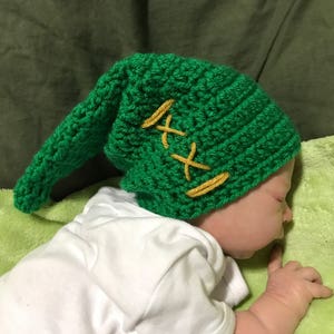 Crochet Baby Link Legend of Zelda Hat image 1