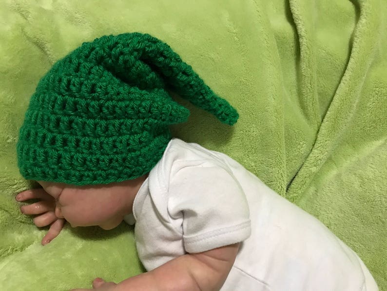 Crochet Baby Link Legend of Zelda Hat image 2