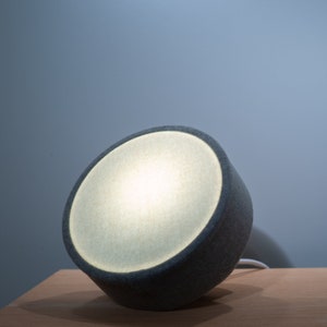Felt table lamp-light gray