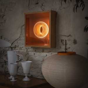Lightpulse-Geometric abstract light art - wall lamp - LED Light Box