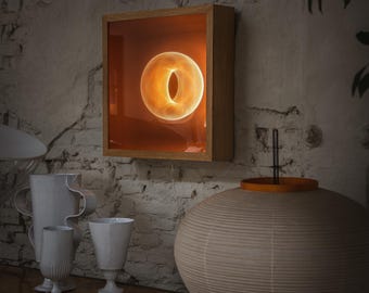 Lightpulse-Geometric abstract light art - wall lamp - LED Light Box
