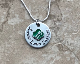 Junior Senior troop MOM Daisy Cadet Brownie or Ambassador ranks. Perfect for leader Girl Scout Inspired Necklace