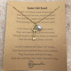 Bridging to Senior, Gold Key Necklace