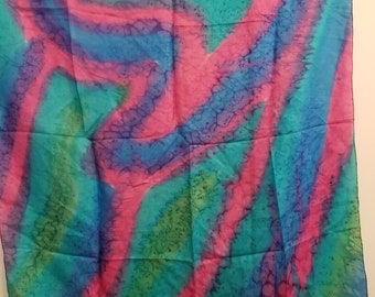 Hand Painted Silkroad Scarf