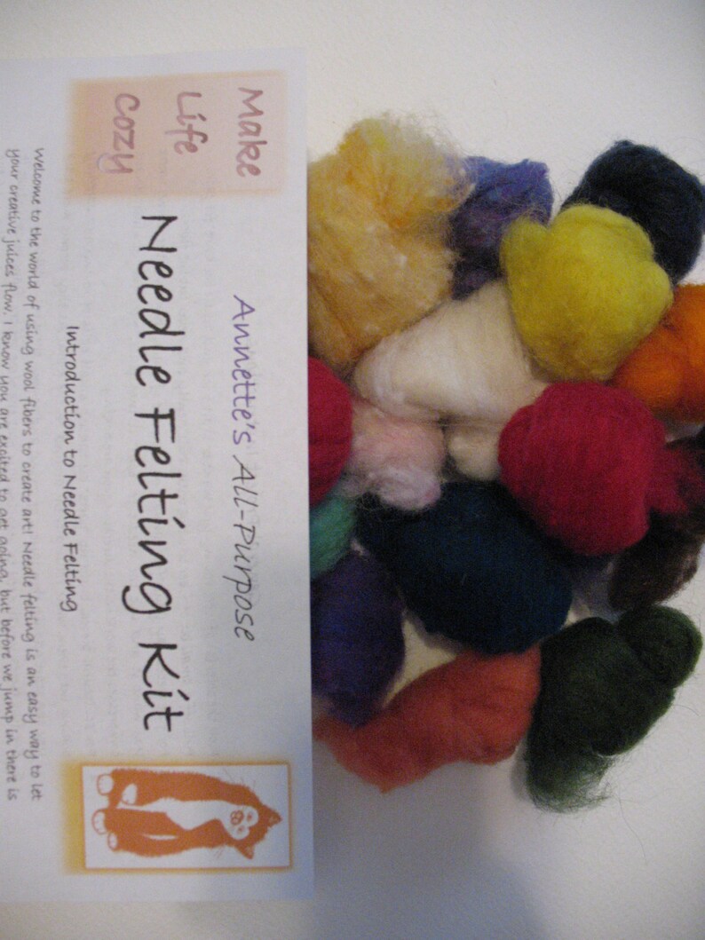 AURAFUL Animal Needle Felting Kit, Wool Needle Felting Beginner Kits