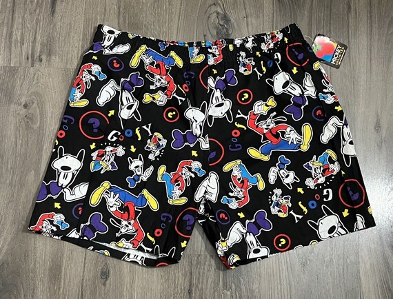 Vintage NWT Mickey Unlimited Goofy Shorts 90s Bri… - image 1