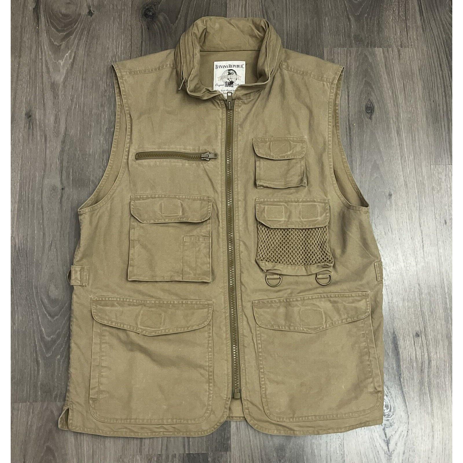 VTG Banana Republic Adventure Safari Vest Medium Photography VTG Banana Republic Adventure Safari Vest Medium Photography