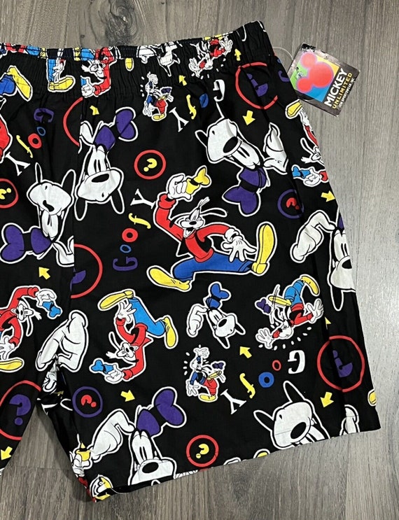 Vintage NWT Mickey Unlimited Goofy Shorts 90s Bri… - image 2