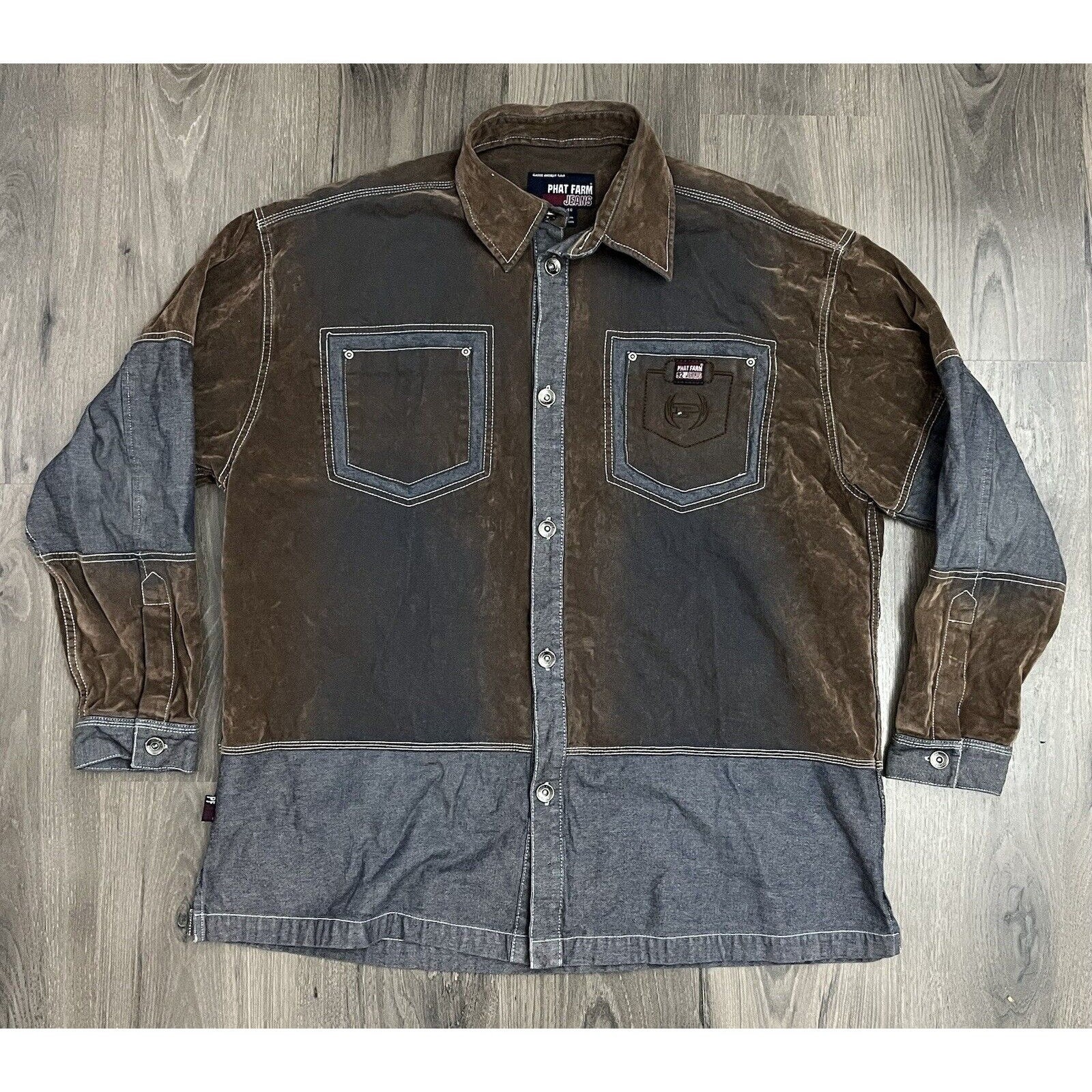 PHAT FARM スタジャン XL グレー PHAT FARM スタジャン XL グレー Phat Farm Men's | eBay