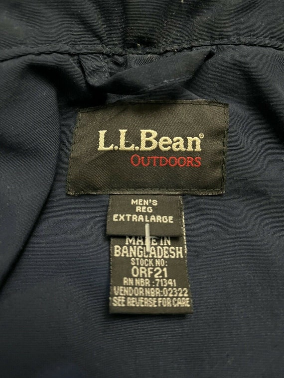 Vintage LL Bean Outdoors XL 2XL Nylon Full Zip Ja… - image 5