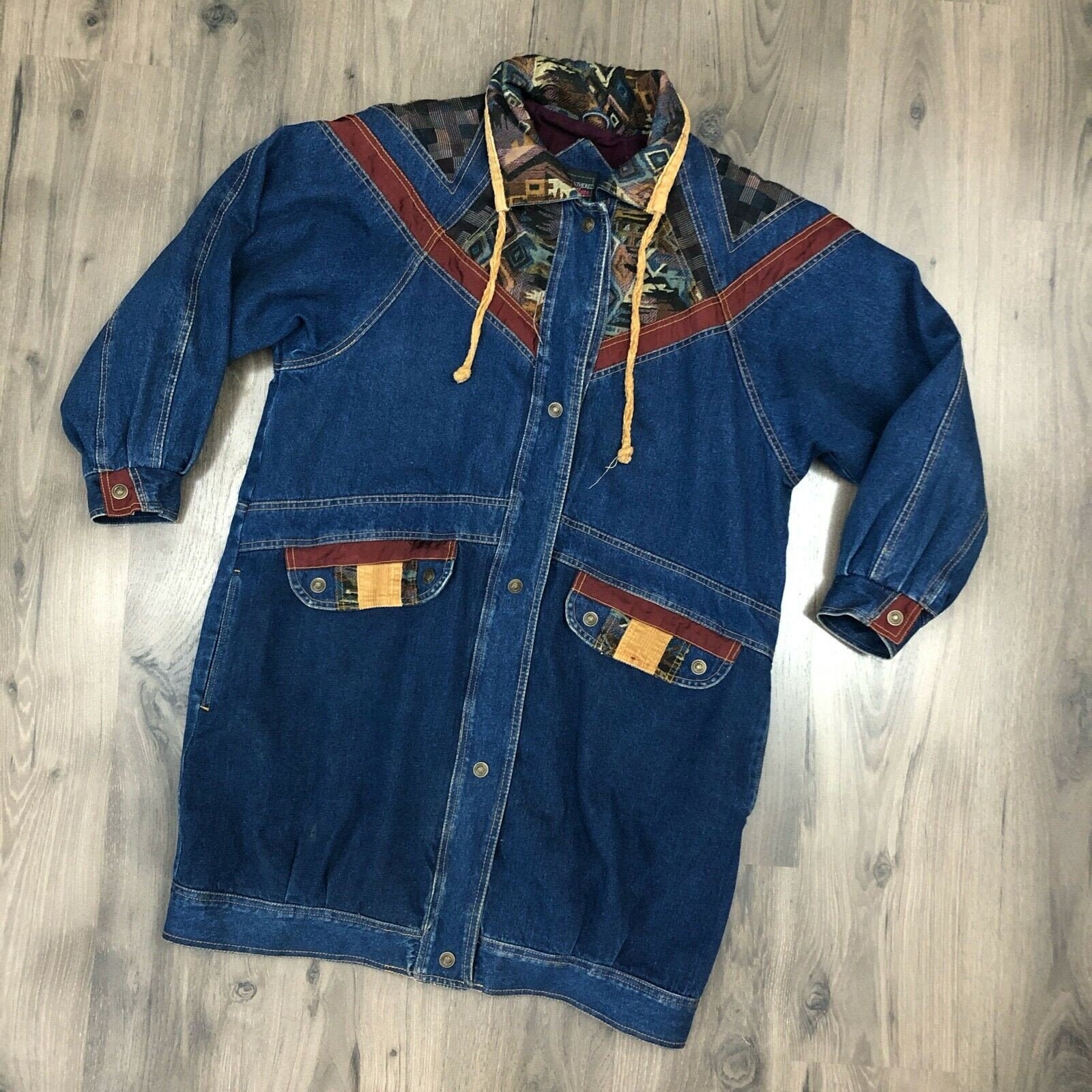weathered blues denim jacket