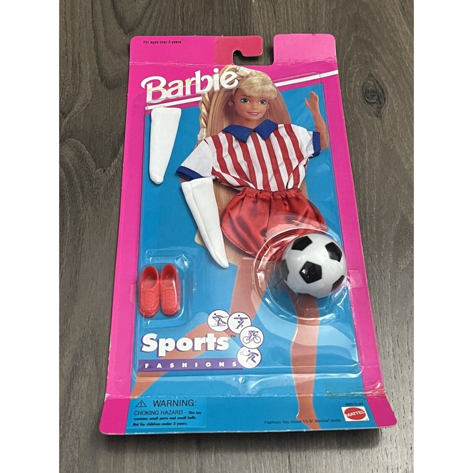 5 Barbie Mattel Micro Doll Lot Sport Figures Tennis Baseball Gymnastics  Soccer