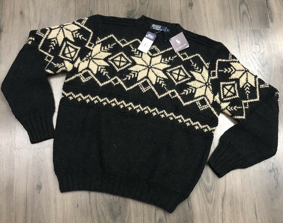 NWT Vintage Polo Ralph Lauren Fair Isle Sweater