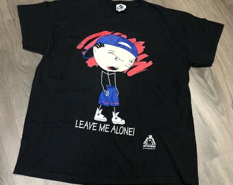 Vintage 2 Badd Leave Me Alone Graphic T Shirt Collegeware USA XL