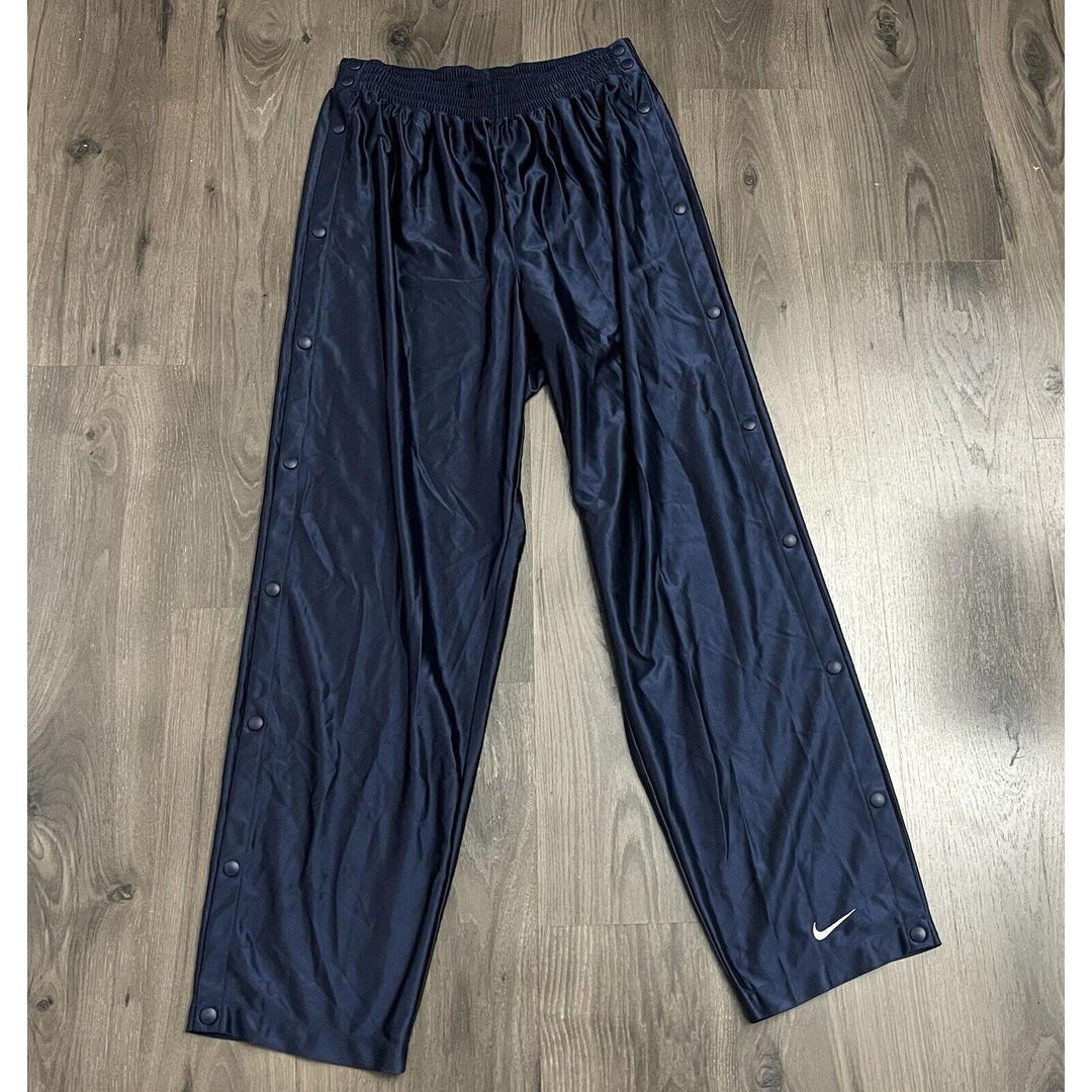 Vintage Dazzle Blue Nike Tear Away Pants Snap Button 90s XL - Etsy