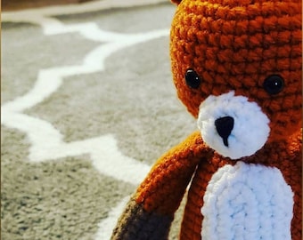 Ready to Ship | Crochet Fox | Amigurumi Fox | Crochet Toy | Handmade Fox | Amigurumi Toy | Stuffed Toy | Toy Fox | Crocheted Stuffed Animal