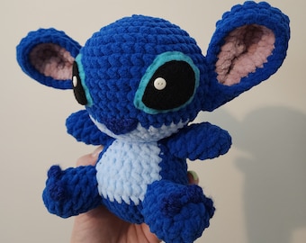 Galactic Trickster Plush – Handmade Blue Alien | Soft Crochet Space Buddy | Cute Cosmic Companion Gift | Crochet Plush | Ready to Ship