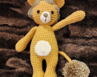 Handmade Crochet Lion | Amigurumi Lion | Crochet Toy | Handmade Toy | Stuffed Toy | Crochet Doll | Toy Lion | Amigurumi Toy | Toy Plushie