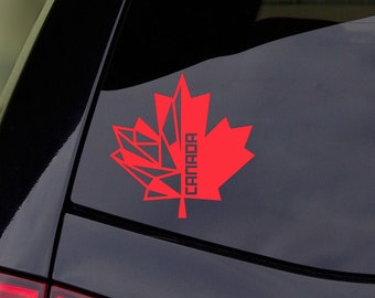 Canada maple leaf sticker, decal, your choice of color