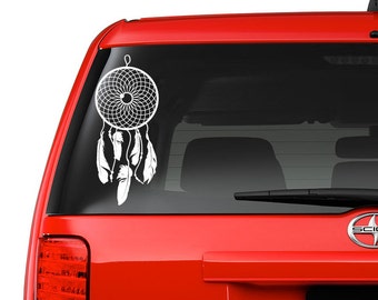 Dream catcher sticker, decal, your choice of color