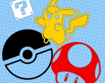 Random classic video game sticker pack